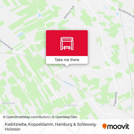 Kiebitzreihe, Koppeldamm map