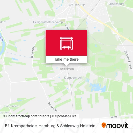 Карта Bf. Kremperheide
