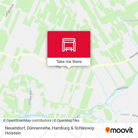 Neuendorf, Dünnenreihe map