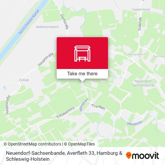 Neuendorf-Sachsenbande, Averfleth 33 map