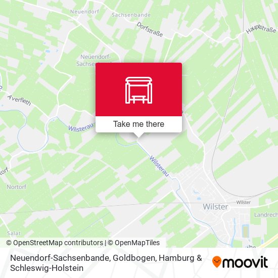 Neuendorf-Sachsenbande, Goldbogen map