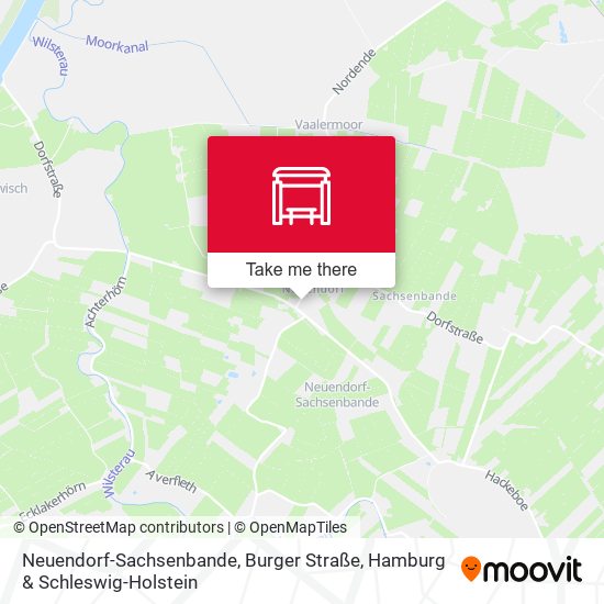 Neuendorf-Sachsenbande, Burger Straße map