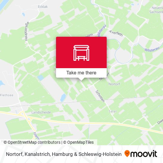 Nortorf, Kanalstrich map