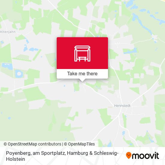Poyenberg, am Sportplatz map