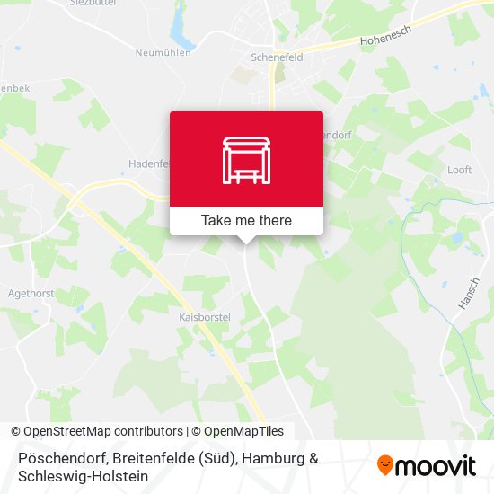 Pöschendorf, Breitenfelde (Süd) map