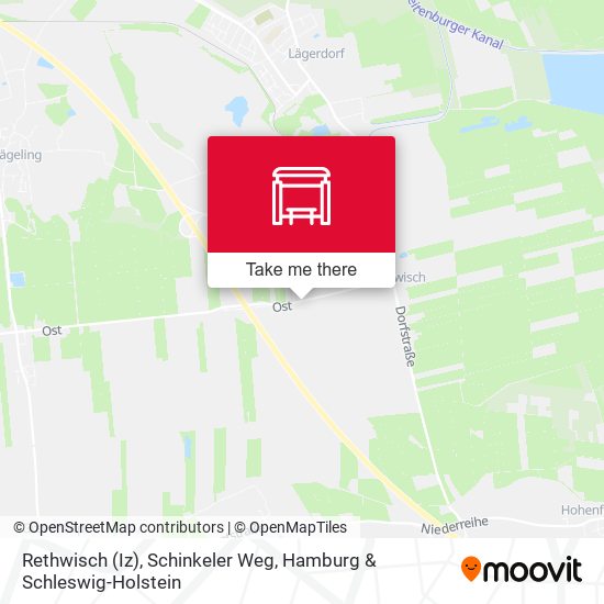 Rethwisch (Iz), Schinkeler Weg map