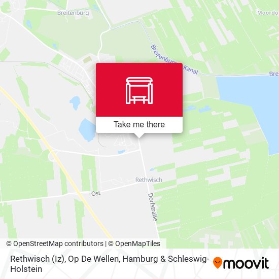 Rethwisch (Iz), Op De Wellen map