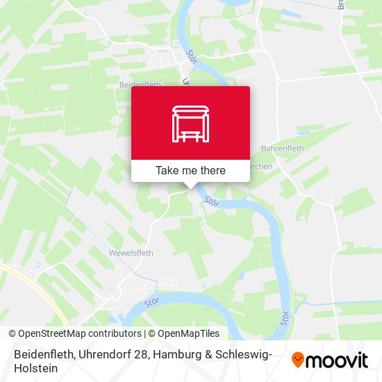 Beidenfleth, Uhrendorf 28 map