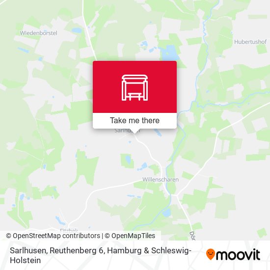 Sarlhusen, Reuthenberg 6 map