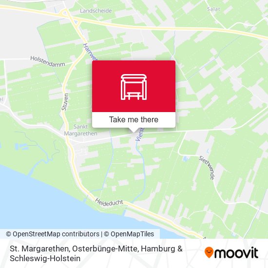 St. Margarethen, Osterbünge-Mitte map