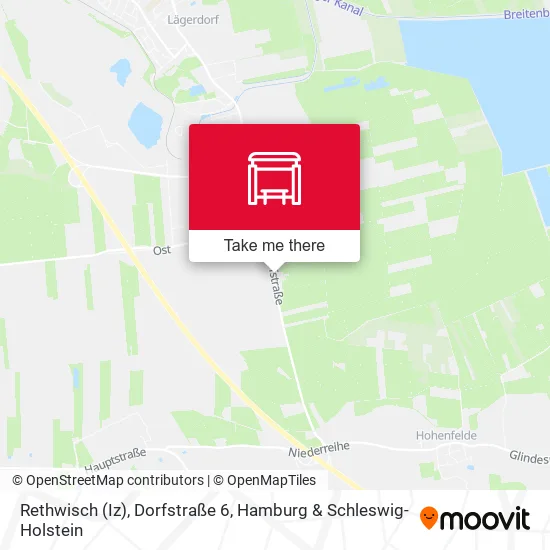 Карта Rethwisch (Iz), Dorfstraße 6