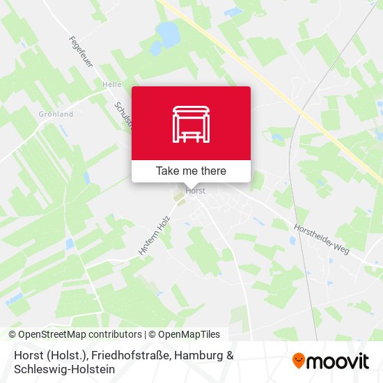 Horst (Holst.), Friedhofstraße map