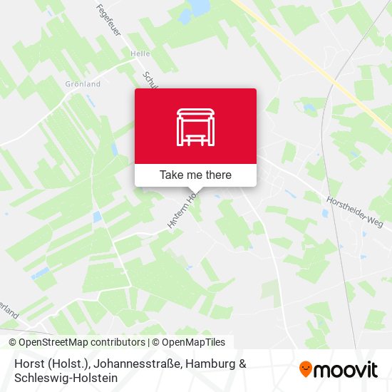 Horst (Holst.), Johannesstraße map