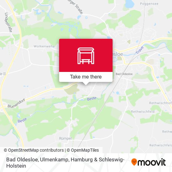 Bad Oldesloe, Ulmenkamp map