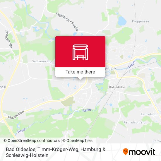 Bad Oldesloe, Timm-Kröger-Weg map