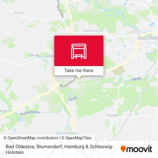 Карта Bad Oldesloe, Blumendorf