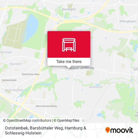 Oststeinbek, Barsbütteler Weg map
