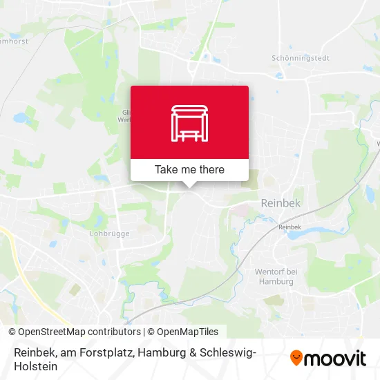 Карта Reinbek, am Forstplatz