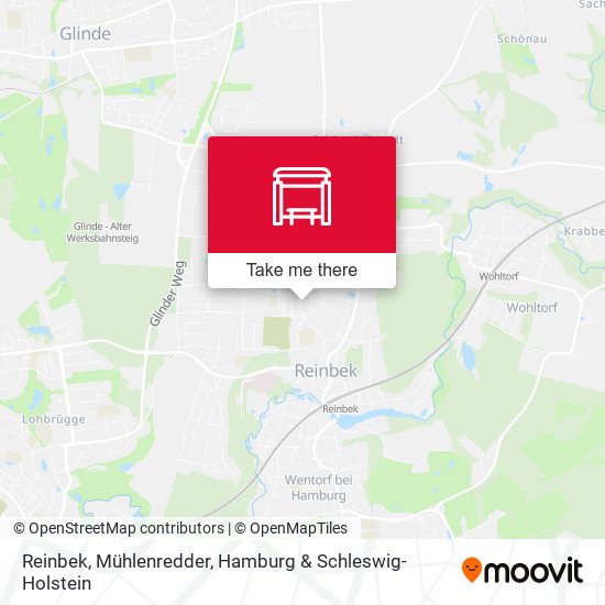 Reinbek, Mühlenredder map