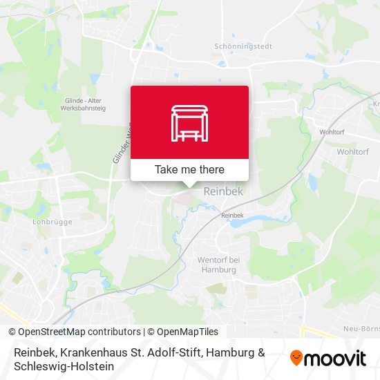 Reinbek, Krankenhaus St. Adolf-Stift map