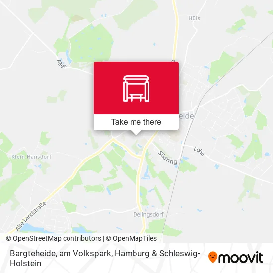 Карта Bargteheide, am Volkspark