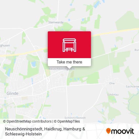 Neuschönningstedt, Haidkrug map