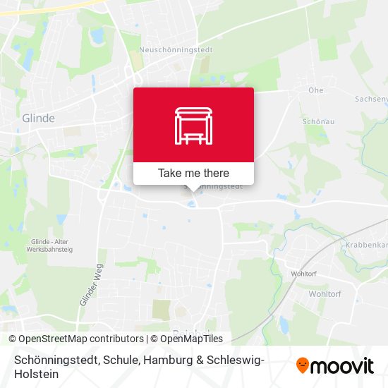 Schönningstedt, Schule map