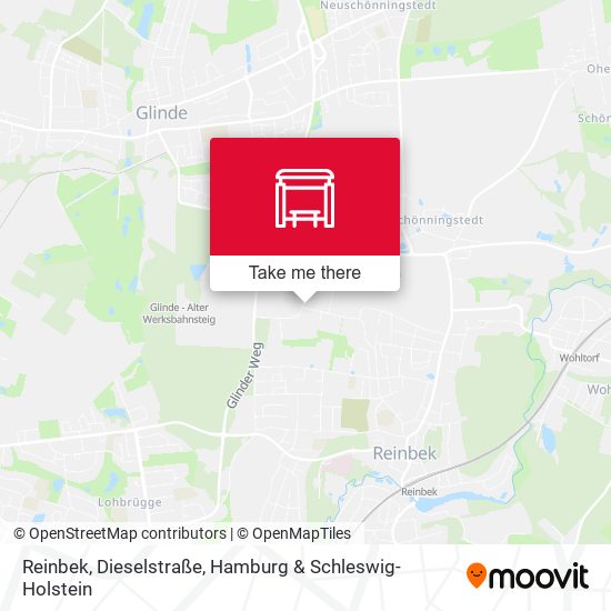 Reinbek, Dieselstraße map