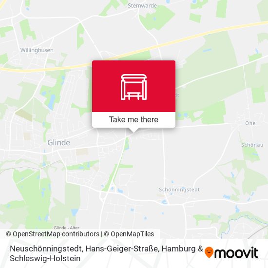 Neuschönningstedt, Hans-Geiger-Straße map