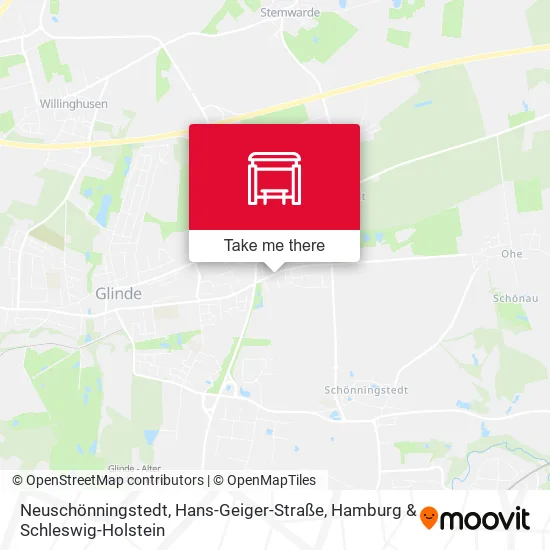 Карта Neuschönningstedt, Hans-Geiger-Straße