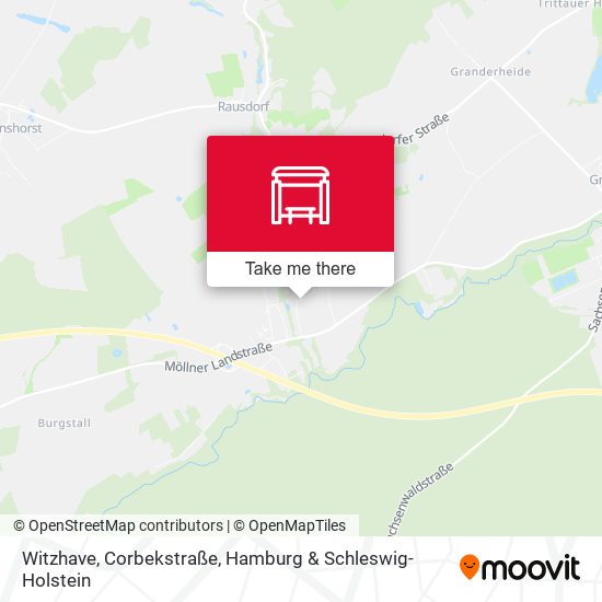 Witzhave, Corbekstraße map