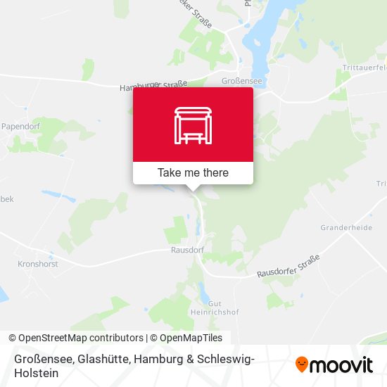 Großensee, Glashütte map