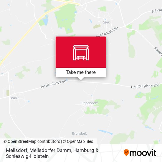 Meilsdorf, Meilsdorfer Damm map
