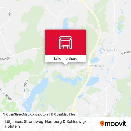 Lütjensee, Strandweg map