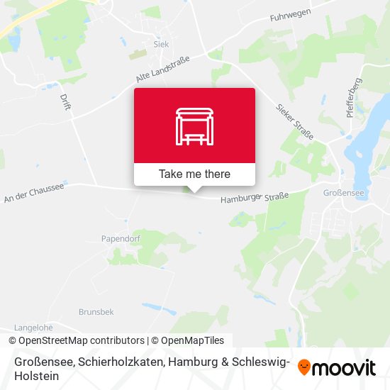 Großensee, Schierholzkaten map