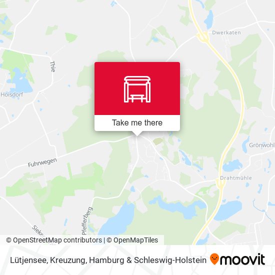 Lütjensee, Kreuzung map
