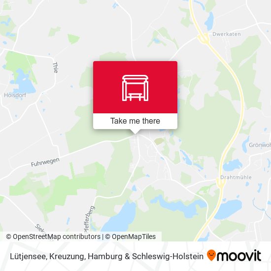 Lütjensee, Kreuzung map