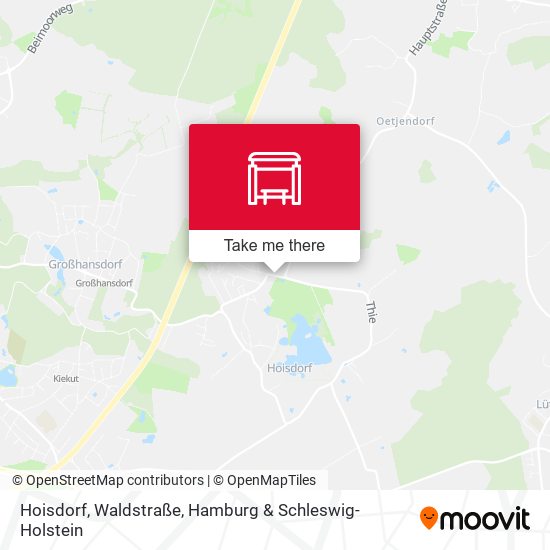 Hoisdorf, Waldstraße map
