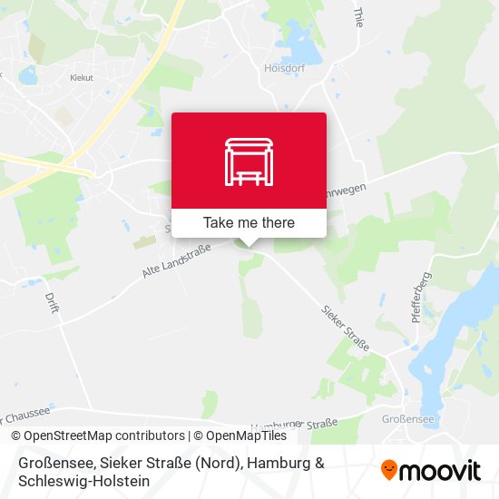 Großensee, Sieker Straße (Nord) map
