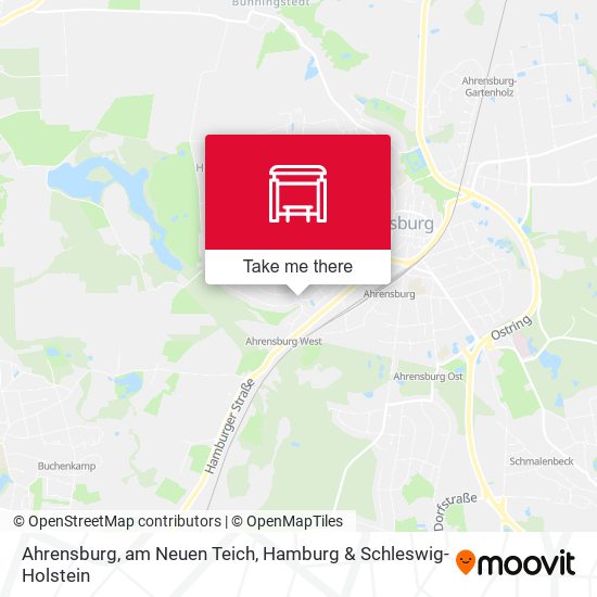 Ahrensburg, am Neuen Teich map