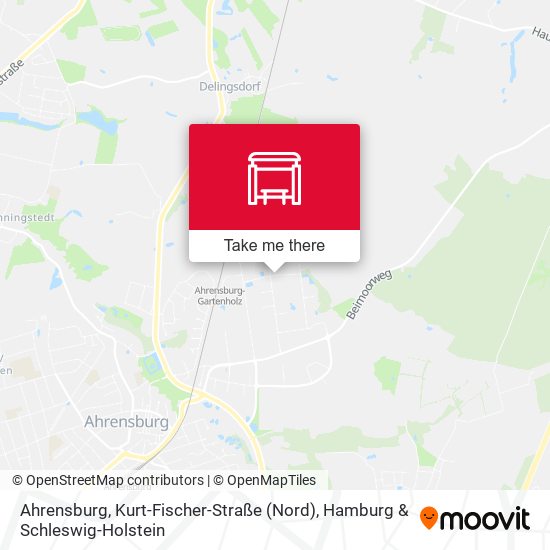 Ahrensburg, Kurt-Fischer-Straße (Nord) map