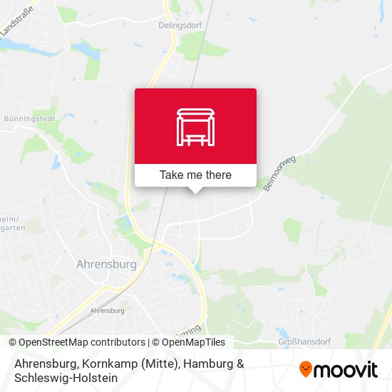 Ahrensburg, Kornkamp (Mitte) map