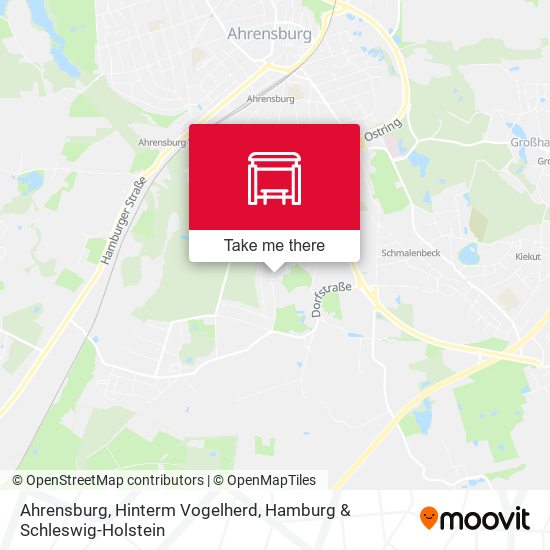 Ahrensburg, Hinterm Vogelherd map