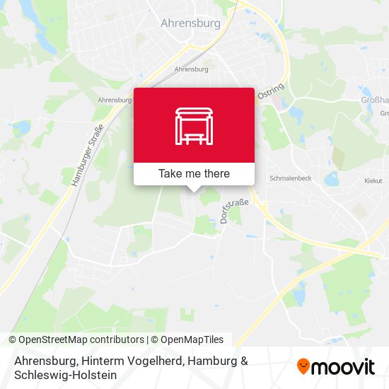 Ahrensburg, Hinterm Vogelherd map