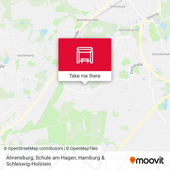 Ahrensburg, Schule am Hagen map