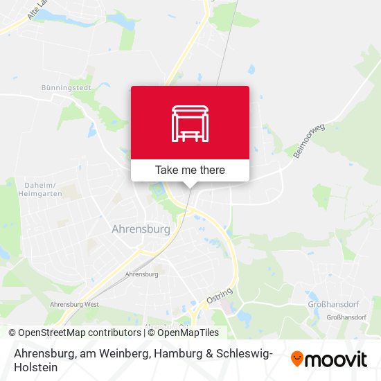 Карта Ahrensburg, am Weinberg