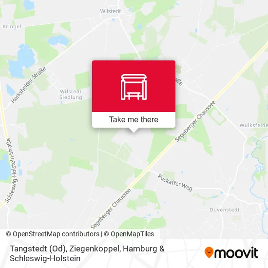 Карта Tangstedt (Od), Ziegenkoppel