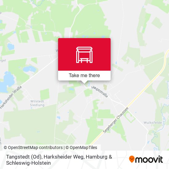 Tangstedt (Od), Harksheider Weg map