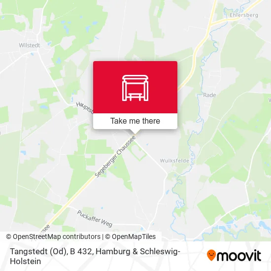 Карта Tangstedt (Od), B 432