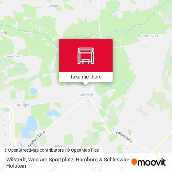 Wilstedt, Weg am Sportplatz map